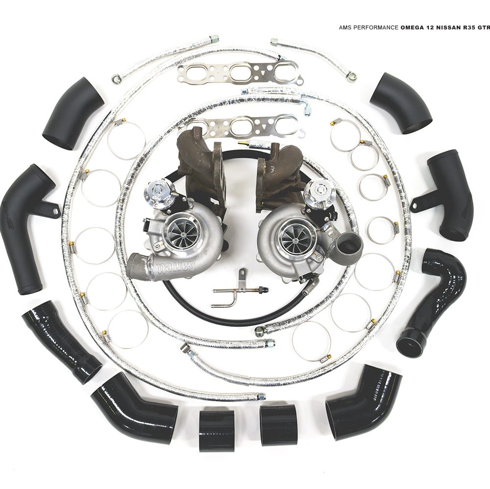 AMS Performance Alpha Performance Omega 12 R35 GTR Turbo Kit - The Shop ...