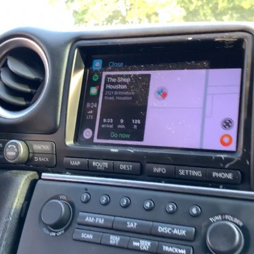 The Shop Houston Command Performance Nissan GTR Apple CarPlay & Media