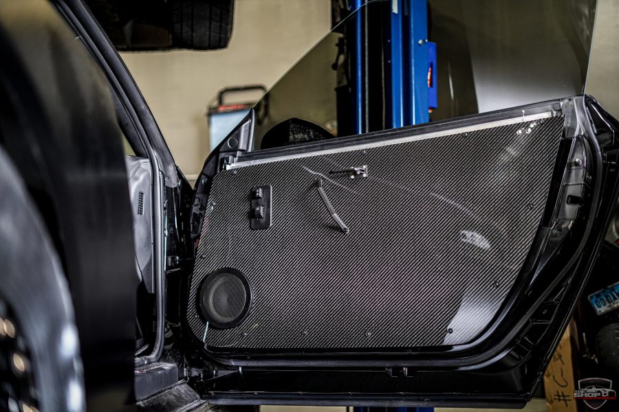 The Shop Houston Command Performance Dry Carbon Fiber Door Card Set for